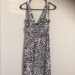 Printed sleeveless dress